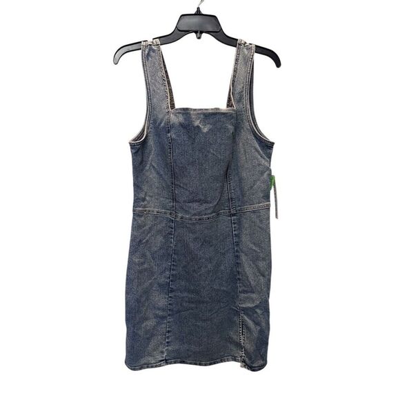 Tinseltown XL Blue Denim Jumpsuit Dress NWT - Picture 3 of 13